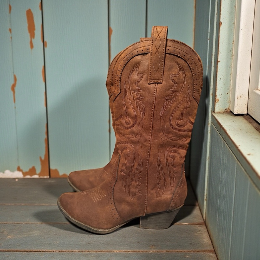 Brown Western  Boots